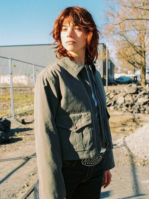 Molly Duck Canvas Jacket Green | Nudie Jeans