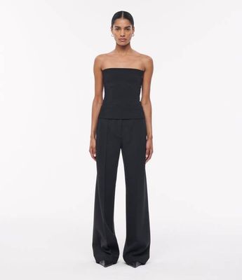 Double Face Architectural Bustier - Resale | Black