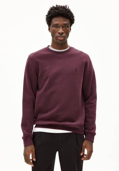 BAARO FLEECE SWEATSHIRT | dark cranberry