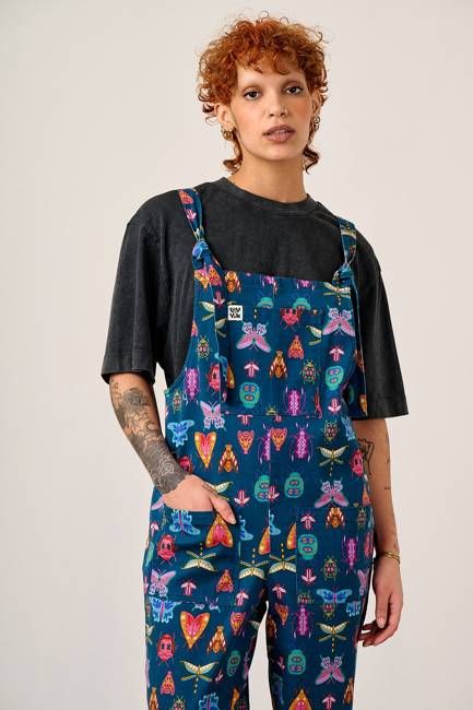 L.E Original - Cotton Dungarees In Navy Brooke Hornsby & Yak