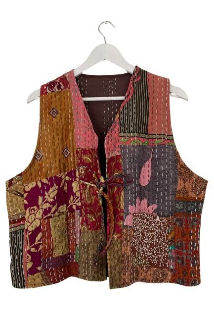 NEW! Vintage Patchwork Stories Vest No.1