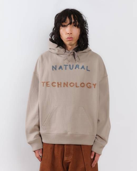 Geo Hoodie - Soft Grey