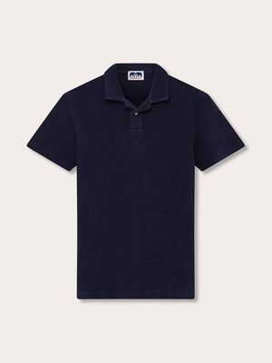 Men's Navy Blue Powell Terry Polo Shirt