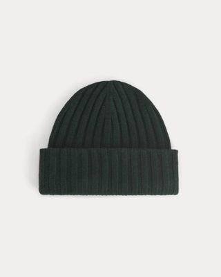Chunky Ribbed Beanie | Heathered Dark Sea