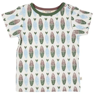 Short Sleeve T-Shirt - Surfboards, Green