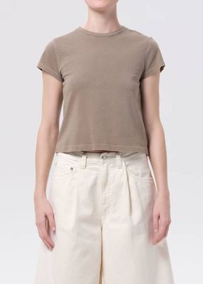 Adine Shrunken Tee in Trail