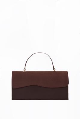 Daphne Brown and Brown Satin
