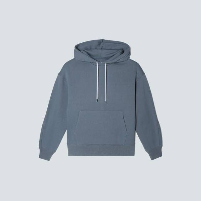 The Track Organic Cotton Popover | Faded Blue