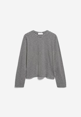 SLUB JERSEY GESTREIFTES LANGARMSHIRT