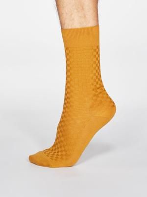 Cameron Dress Socks - Mustard Yellow