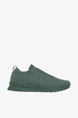 KNITTED CONDE KNIT TRAINERS DYED GREEN