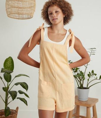 Bower Romper - Creamsicle