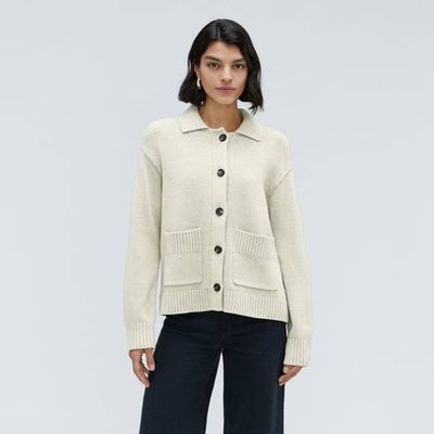 The Cotton Chore Sweater Jacket | Canvas