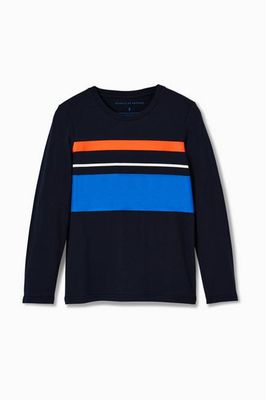 Easy Stripe Long Sleeve Tee Navy - FINAL SALE