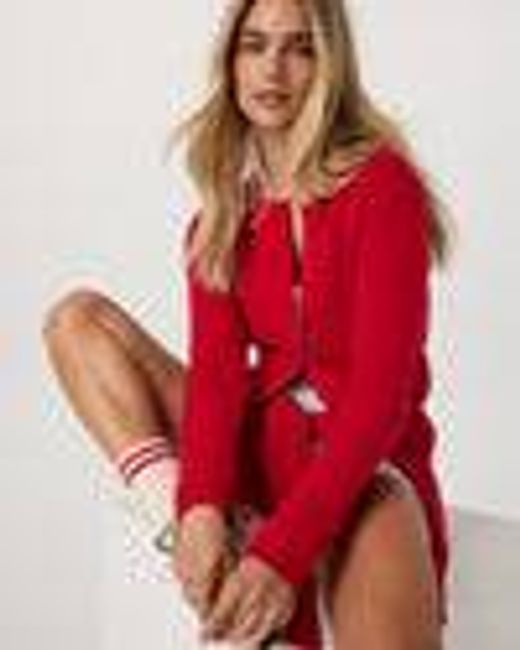 Émilie Cashmere Cardi | Women's Cherry Cardi | Vuori