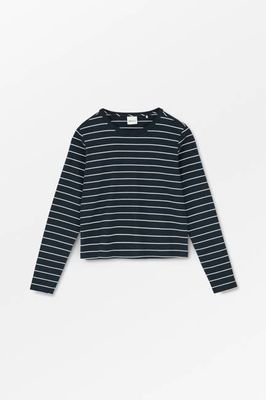Loui blouse - Navy/White stripe