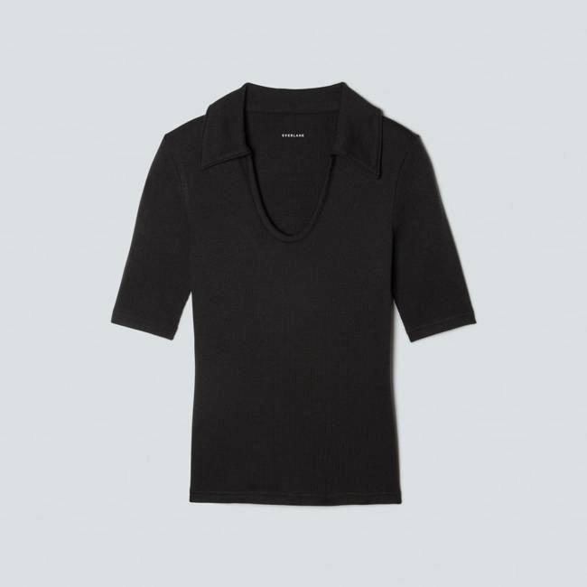 The Super-Soft Short Sleeve Polo | Black