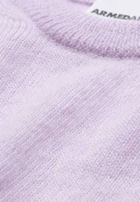 MOHAIR BLEND KNIT VEST | moonlit lilac