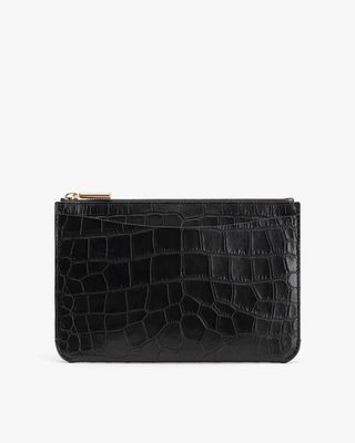 System Zipper Pouch (Croco)
