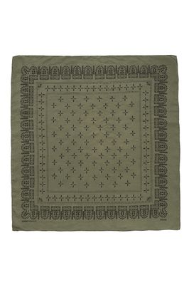 1930s Bandana, Regen Silk, Avocado