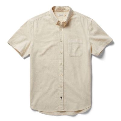 The Short Sleeve Jack in Natural Seersucker