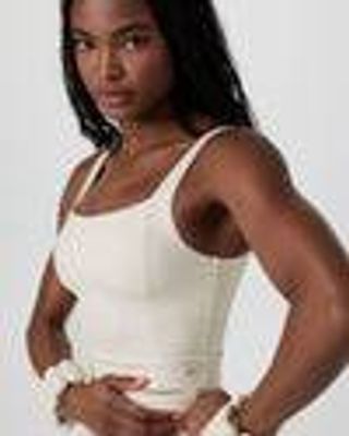 Inversion Rib Support Tank | Marshmallow | Vuori