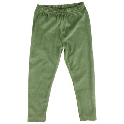 Velour Leggings - Green