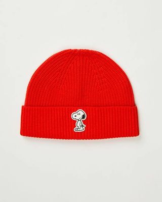 Peanuts Wool Beanie Red