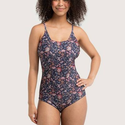 Recycling Badeanzug Frøya Senja + blau - kaufen