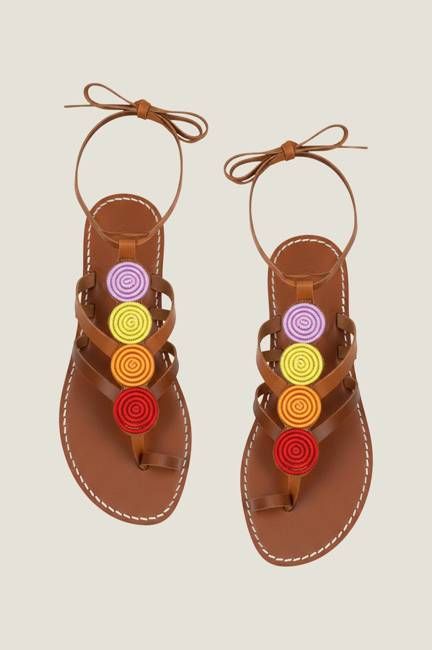 Discs Sandal | Orange/Pink/Yellow