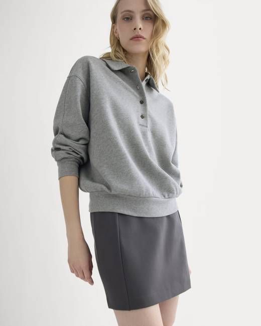 Ponte Mini Skirt | Graphite