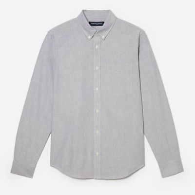 The Slim-Fit Japanese Oxford | Cloud Grey | Regular