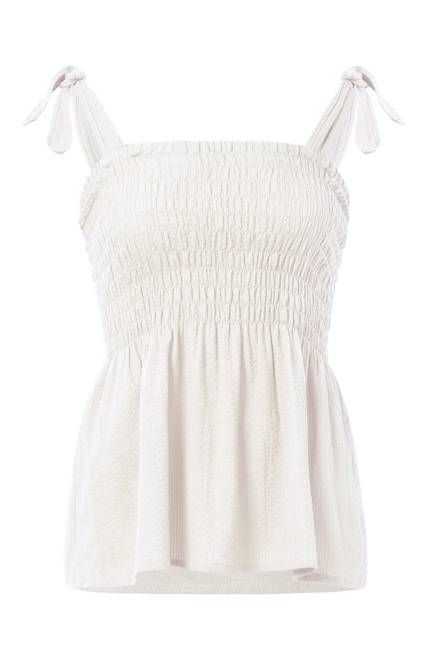 GAIA OC - Seersucker Vest - Natural