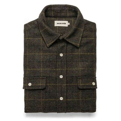 The Leeward Shirt in Olive Plaid