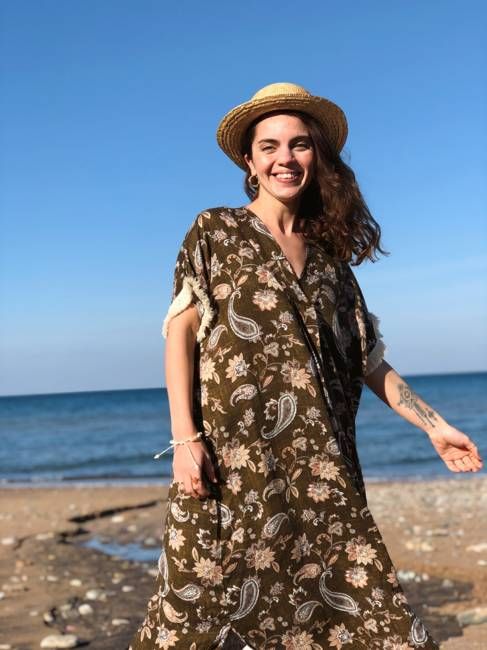 Paisley Kaftan Dress - Chillax.co