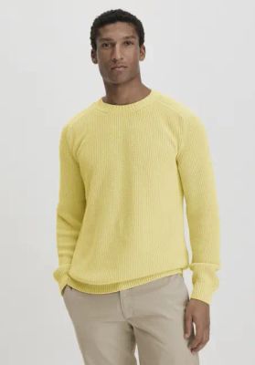 Regular sweater made of pure organic cotton