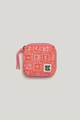 Eve - Purse in Pink & Red Lunar Checkerboard