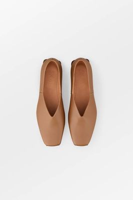Square loafer - Cognac