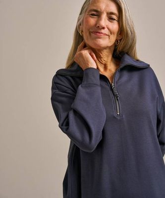 Horizon Half Zip Boxy Sweat