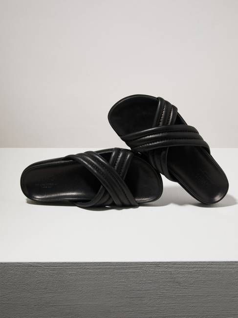 Quilted mules