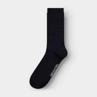 DEDICATED - Rib Socks Knivsta Black