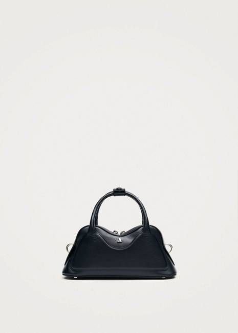 Hilma Mini Black Leather Bag
