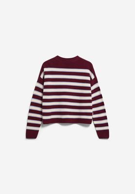 MERINAA GESTREIFTER STRICKPULLOVER