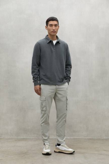 LUCAS POLO DARK GREY