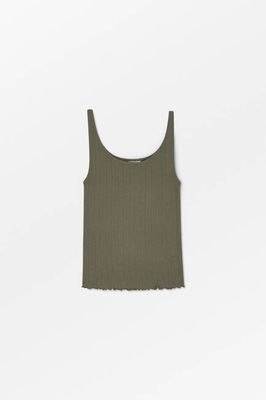 Edie low back top - Olive