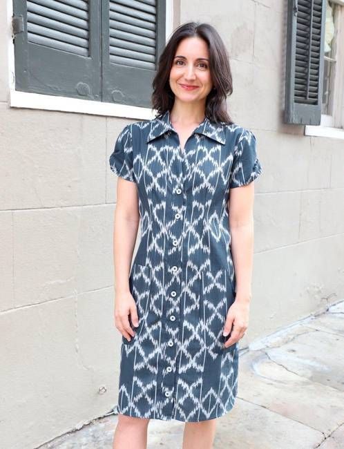 Laila Organic Button Dress