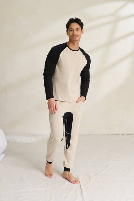 Lounge Set: Long Sleeve Shirt + Lounge Pant