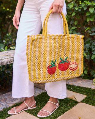 The Jacksons - Tomatoes Yellow Stripe Bag - Multi