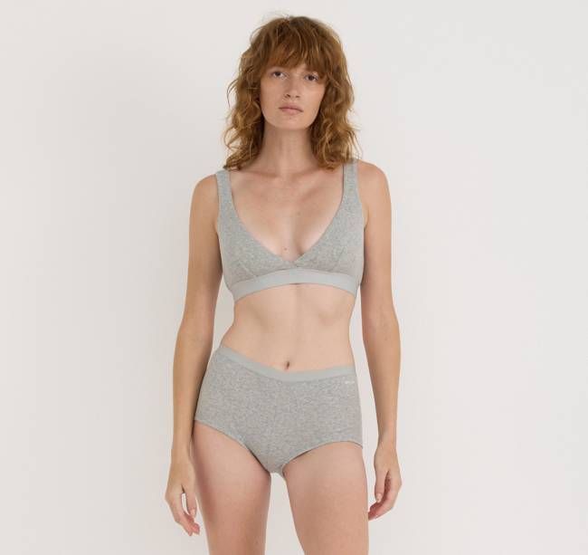 Core Rib Plunge Bralette