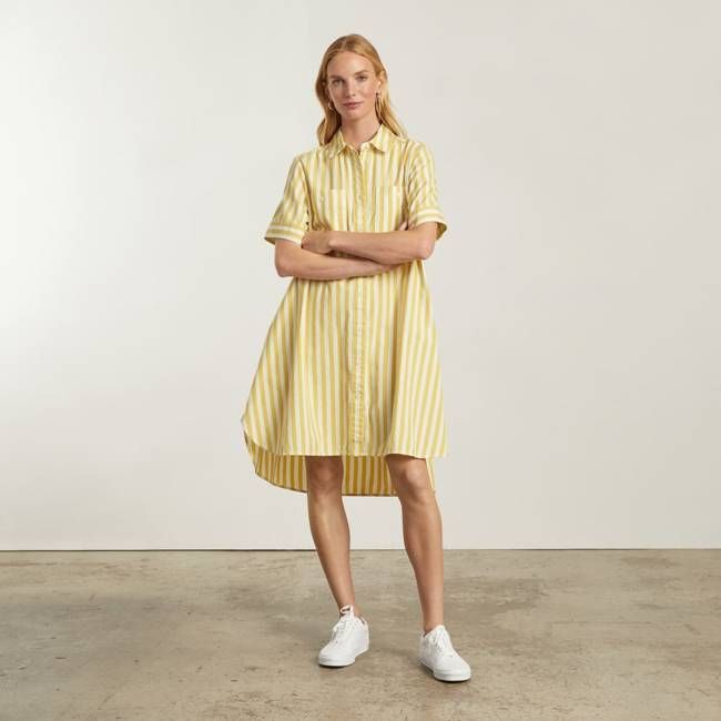 The Daytripper Dress | Cream Gold / Canvas